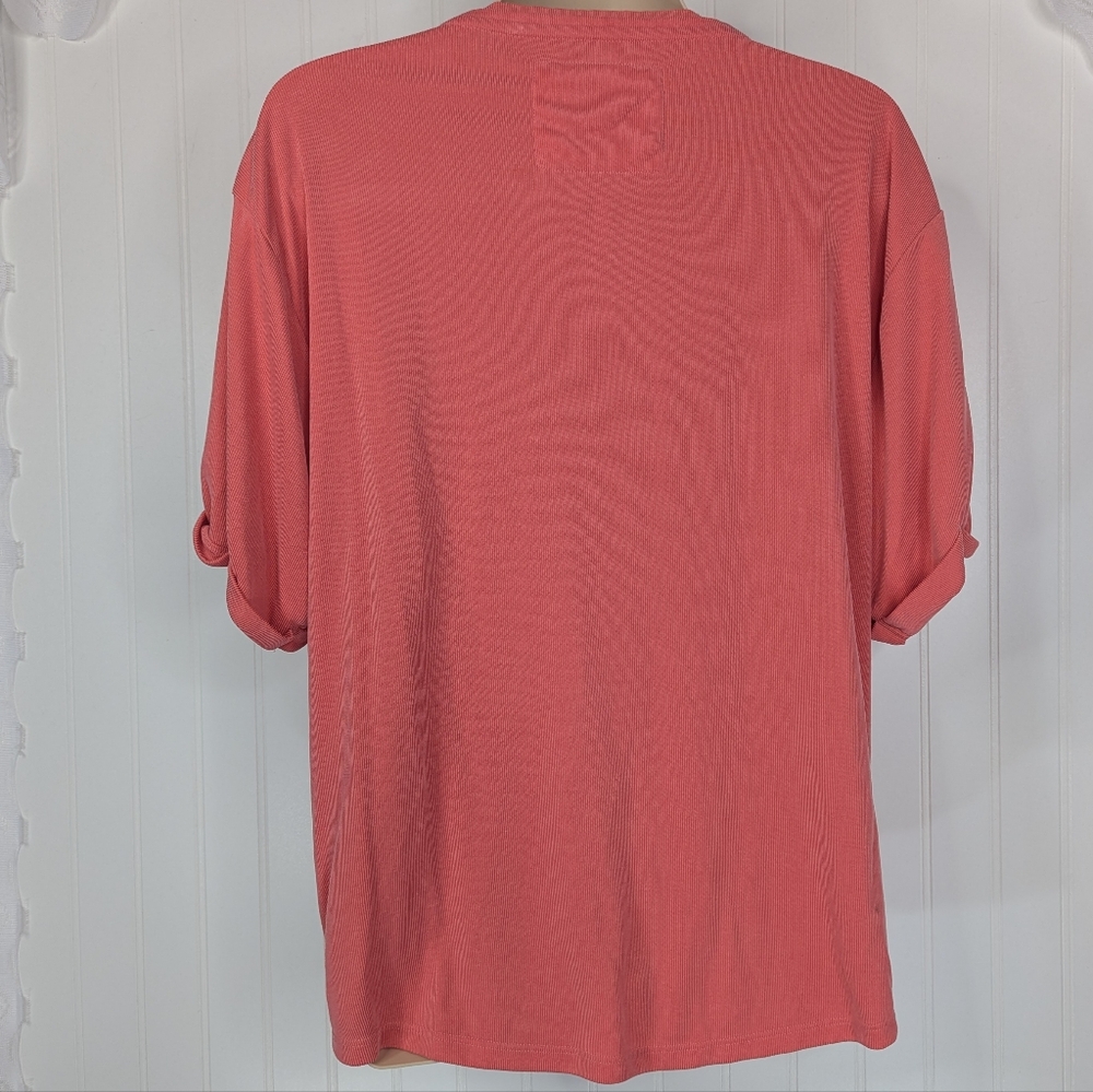 ANTHROPOLOGIE Saturday Sunday Ribbed Wrap Top Sz M - Picture 11 of 14